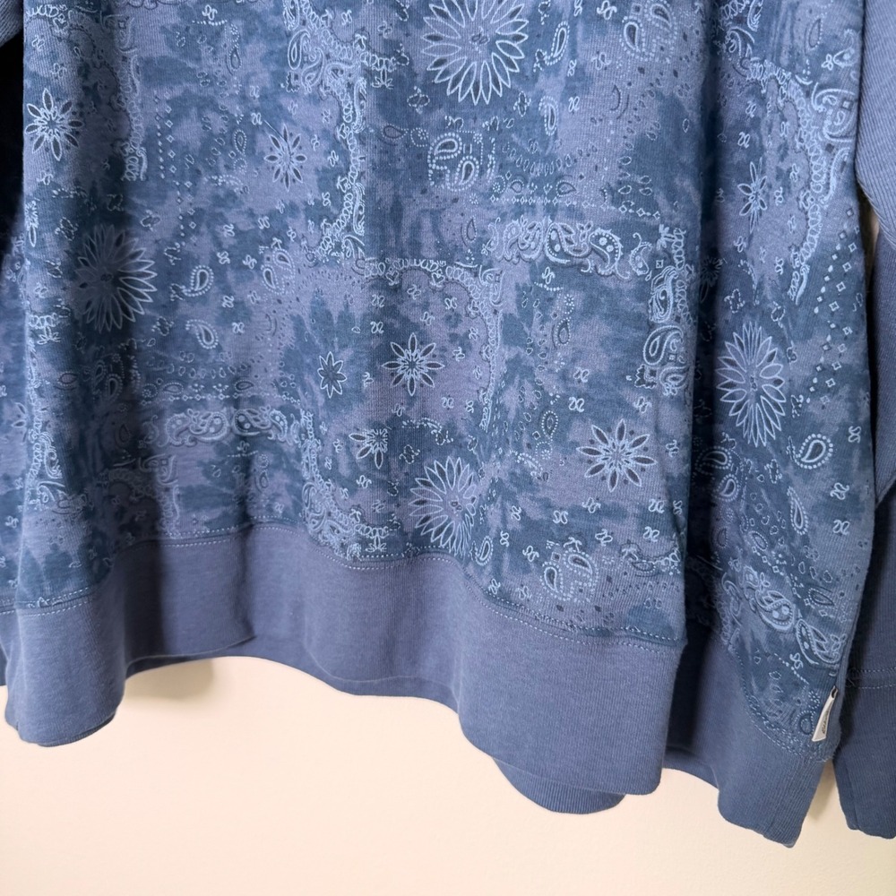 Eddie Bauer‎ Cotton Blend Paisley Ribbed Long Sleeve Tee (2XL) Stretch Comfort - Picture 3 of 14